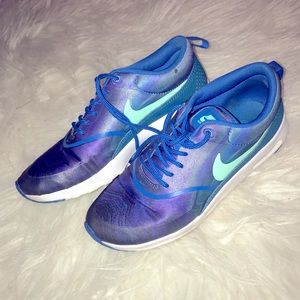Blue and Purple Nikes